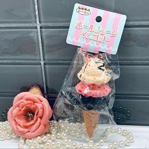 ICE-CREAM SQUISHY CELL PHONE CHARM STRAP KEYCHAIN